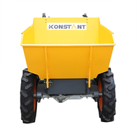 Konstant 250KG Moteur à essence Puissance Mini Dumper Brouette Ducar Moteur à essence Puissance Brouette