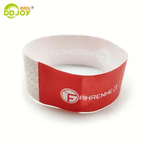 Cheap Tyvek Paper Wristband Disposable Tyvek Bracelets For Promotional Party