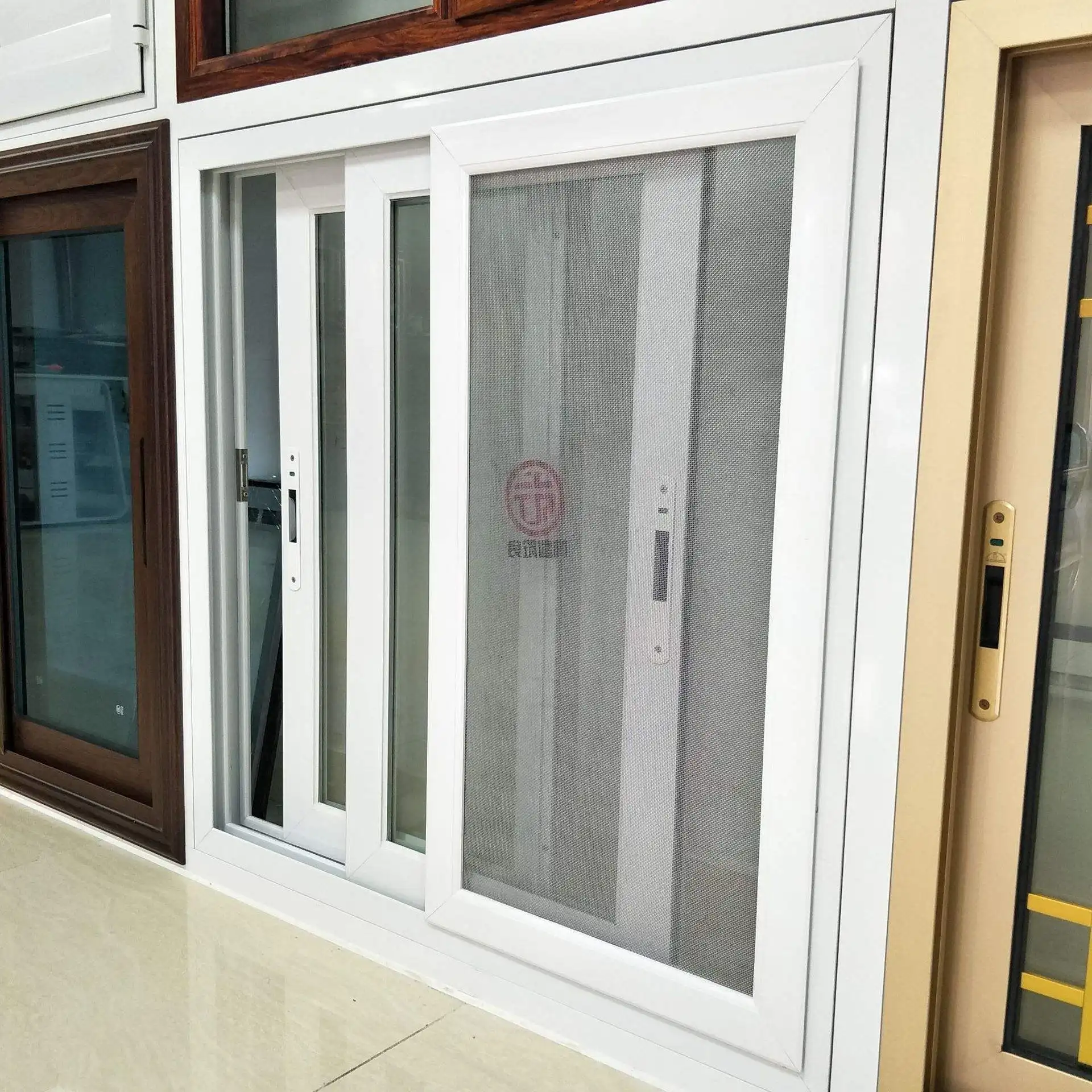 저렴한 가격 알루미늄 프로필 유리 창 최신 디자인 알루미늄 합금 프레임 수평 슬라이딩 창