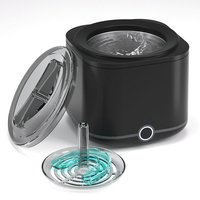 Pembersih Ultrasonik Kecil 48kHz 24W USB/Listrik dengan Timer Digital untuk Perhiasan, Jam Tangan, Pembersihan Komponen AC, Penggunaan Rumah Tangga