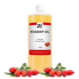 Aceite de semilla de rosa mosqueta natural puro prensado en frío de etiqueta privada OEM para la piel de la cara