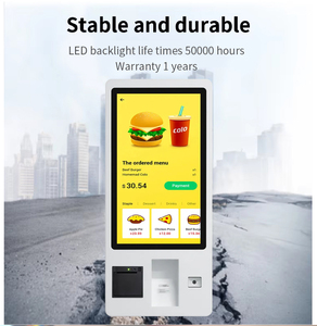 Quiosco de pago vertical con pantalla táctil de pared de 21,5 pulgadas Metal McDonald's Self-Service SDK - Product Image 6