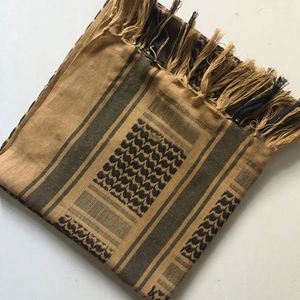 Châle carré long en coton pour hommes et femmes, idéal pour l'automne, écharpe légère et épaisse, type Shemagh Keffiyeh tactique arabe, pour la tête. - Product Image 2