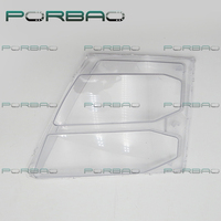 PORBAO pour DASHING 2022-2024 – Cache-phare transparent en plastique, abat-jour en verre pour système d'éclairage automobile