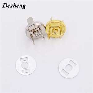 Bottone Magnetico in Metallo Dorato di Alta Qualità 10mm <span class=keywords><strong>Chiusura</strong></span> Magnetica <span class=keywords><strong>per</strong></span> <span class=keywords><strong>Borse</strong></span> - Product Image 2