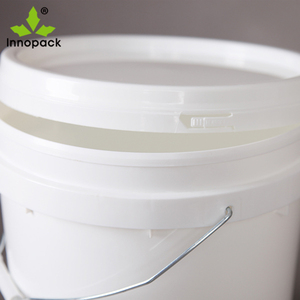 Seau en plastique transparent blanc de 15L avec couvercle, bidon fabriqué en PP pour huile, eau, essence, capacité de 10L, barils - Product Image 3