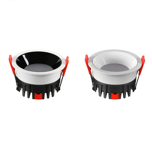 Lámparas de Techo Empotradas Negras y Blancas, Focos Antideslumbrantes de Copa Profunda, Downlights LED Redondos SMD AC110V AC220V - Product Image 3