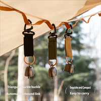 Clochette anti-ours pour la randonnée en extérieur, sangle de sac à dos à fixation rapide pour le camping et le trekking, clochette d'avertissement anti-ours pour l'exploration