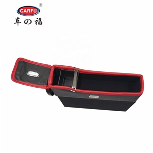 Organizador de Asiento Delantero Universal de Cuero CARFU, el Más Vendido, con Portavasos Integrado, Solución de Organización Definitiva - Product Image 2