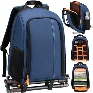 Sac à dos pour ordinateur portable avec fermeture éclair, nouveau sac à dos de photographie de grande capacité, étui étanche pour appareil photo, compartiment pour trépied - Product Image 5