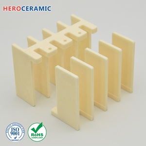 Diviseur en céramique d'alumine haute température |   Espaceur d'isolation personnalisé pour bobines, chauffages, équipements sous vide |   Pièces en céramique usinées - Product Image 1