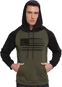 Sweat à capuche d'hiver décontracté vintage pour homme américain, 100 % coton, avec logo personnalisé, manches longues, doublure en tissu éponge brodé, en vente - Product Image 4