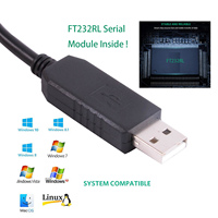 Adaptateur de câble de convertisseur de série FTDI FT232RL Usb vers RJ9 pour câble de mise à niveau de Console de télescope