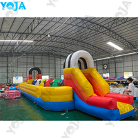 YOJA YJ-091 Grand parcours d'obstacles gonflable extérieur avec grandes balles, certifié CE, personnalisable, pour l'eau