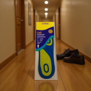 Mnj Men's Gel Insoles Everyday Comfort Support 6Pcs Pack - Product Image 2