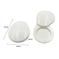 Nouvelle boîte de poudre de galets emballage cosmétique 5g pommade solide correcteur poudre rotative fard à joues boîte vide