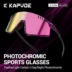 KAPVOE X - VYSN HD Lente <span class=keywords><strong>Gafas</strong></span> Deportivas Bicicleta <span class=keywords><strong>Ciclismo</strong></span> <span class=keywords><strong>Gafas</strong></span> de Sol <span class=keywords><strong>Gafas</strong></span> en Venta - Product Image 2