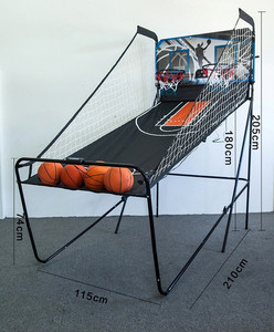 Macchina da Gioco Arcade di Basket a Due Giocatori con Doppio Tiro - Product Image 2