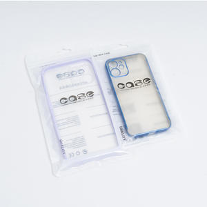 <span class=keywords><strong>Petit</strong></span> sac Ziplock en plastique PET givré à faible quantité minimale de commande emballage de vente au détail sécurisé pour étuis de téléphone et écouteurs d'accessoires de téléphone portable - Product Image 3