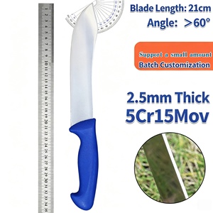 Assortiment de couteaux de boucher pour la découpe de viande en gros, manche ergonomique antidérapant, acier inoxydable, pour l'hôtellerie-restauration - Product Image 2