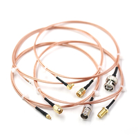 Câble coaxial torsadé en cuivre Tejaite SMA Mâle vers SMA Mâle/Femelle RG316 RG174 RG178, 8cm 10cm, Jumper RF 50 Ohms