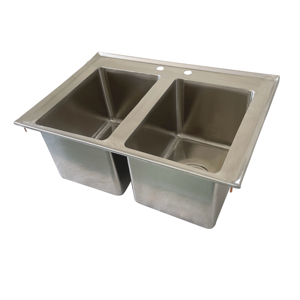 Jincheng NSF di alta qualità <span class=keywords><strong>2</strong></span> <span class=keywords><strong>vasche</strong></span> spazzolate ciotola rettangolare resistente 304 S/S acciaio inox goccia in lavello per la <span class=keywords><strong>cucina</strong></span> su misura - Product Image 3