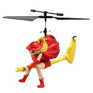 Nuevo y Popular Helicóptero RC SJY-LM16-A con Control Remoto, Dron con Mantenimiento de Altitud, Aeronave de 3.5 Canales, Juguete Volador para Interiores, Regalo con Diseño de Bruja de Dibujos Animados - Product Image 1