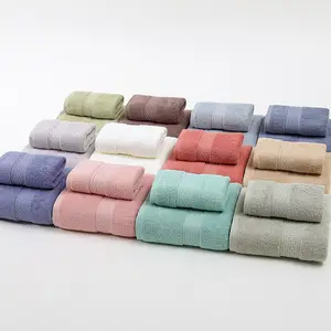 Serviette de bain 100% coton, 17 couleurs, 70x140, serviette de bain douce, serviette en coton épaissie