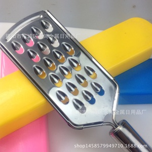 Râpe à fromage en acier inoxydable avec poignée, à grandes mailles, coupe-légumes multifonctionnel pour la cuisine - Product Image 4