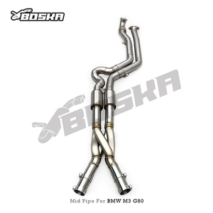 Nuevo Estilo de Lujo, Tubo Intermedio de Igual Longitud, Tubo en Z de Acero Inoxidable de 1.5mm para BMW M2/M3/M4 G80/G82/G87 3.0T 2021-2026 - Product Image 6