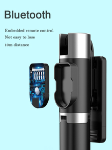 Trípode para teléfono móvil multifunción, palo de Selfie inalámbrico de aleación de aluminio Horizontal y <span class=keywords><strong>Vertical</strong></span>, antivibración, P70, 800Cm - Product Image 4