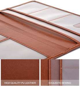 <span class=keywords><strong>Porte</strong></span>-documents de <span class=keywords><strong>voiture</strong></span> et documents, support d'enregistrement de sécurité automobile de haute qualité, <span class=keywords><strong>porte</strong></span>-monnaie en cuir et à usages multiples, OEM, nouvelle collection - Product Image 5