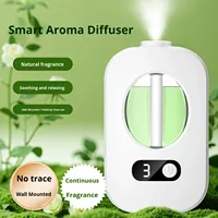 Humidificateur ultrasonique d'aromathérapie intelligent alimenté par USB de 0,5 L Diffuseur de parfum Désodorisant mural pour la maison