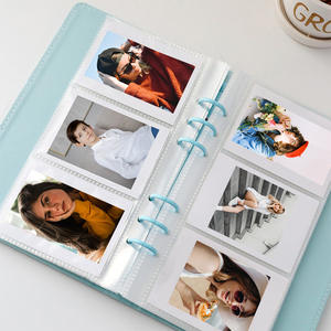 <span class=keywords><strong>Album</strong></span> photo à feuilles mobiles en cuir de 3 pouces 150, tickets de film, cartes postales, <span class=keywords><strong>album</strong></span> photo - Product Image 3