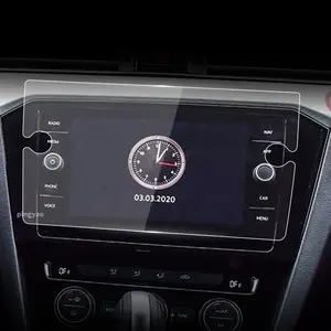 大众帕萨特2023 Carplay钢化玻璃保护膜中控台汽车贴纸媒体全球定位系统配件屏幕保护器