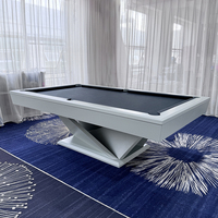 Table de billard convertible en bois massif de 7, 8 ou 9 pieds, directement de l'usine, pour la maison et les clubs