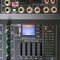 MiCWL Amplificateur de puissance 2400 Watt Console de mixage 12 canaux Audio Mixer Record 99 DSP effet USB 2400 W avec double sortie AMP