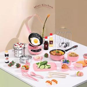 En gros, Jouets de cuisine pour jeu d'imitation, pour jeu intérieur <span class=keywords><strong>à</strong></span> la maison, avec mini ustensiles de cuisine réalistes <span class=keywords><strong>à</strong></span> faire soi-même, pour filles et enfants - Product Image 5