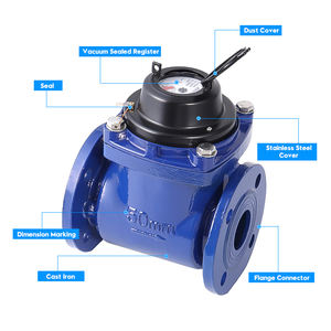 LSO 4064 DN50 2 inç çıkarılabilir kuru arama <span class=keywords><strong>Woltman</strong></span> tipi su sayacı IP68 flanş uçlu OEM özelleştirilebilir ISO 4064 sınıf B 3 yıl - Product Image 3