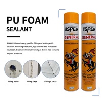 Fabrication en usine, mousse de polyuréthane expansive 750 ml, composant en spray, forte expansion, isolation, ignifuge
