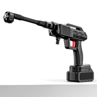 Pistolet à eau haute pression sans fil à batterie lithium électrique haute puissance, machine de lavage de voiture, artefact portable pour la maison