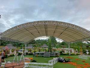 Sistema de armazón de techo de aleación de aluminio, armazón de techo de aluminio con pernos de escenario, armazón de iluminación para conciertos, escenario móvil para conciertos - Product Image 2