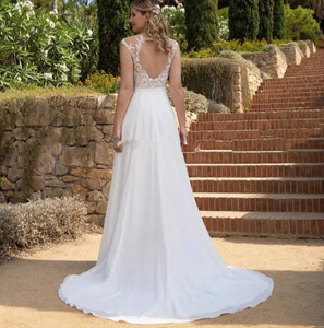 NDB10368 Nuovi Abiti da Sera e da Cerimonia in Poliestere per Donna, Primavera-Estate, Stile Europeo e Americano, Scollo a V Profondo, Schiena Scoperta, Semplice e Sensuale - Product Image 2