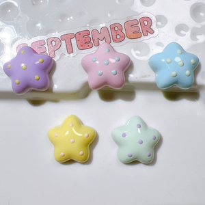 Abalorios de Plástico DIY con Forma de Estrella, Adornos de Pentagrama para Manualidades - Product Image 4