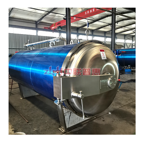 ZLPH New Food Cans Jars Sterilization Machine Horizontal <strong>Autoclave</strong> Steam <strong>Sterilizer</strong> 304 Stainless Steel Energy Saving PLC - Product Image 4