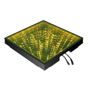 نجمة صفراء خفيفة 50*50 حفل زفاف تفاعلي في الهواء الطلق IP65 مرصع بالنجم حفلة أرضية رقص Led أرضية رقص ملهى ليلي أرضية رقص - Product Image 3