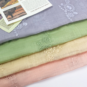 Fabrikpreis 100% Ramie Gewebter Leichter Atmungsaktiver Einfarbiger Stoff für Mädchen-Babykleidung - Product Image 2