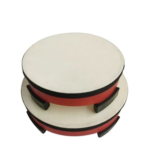 Wholesale Red Painted Floor Hand <b>Drum</b> With Anti-slip Support Feet And Sheepskin Drumhead For Children Performance - Product Image 1
