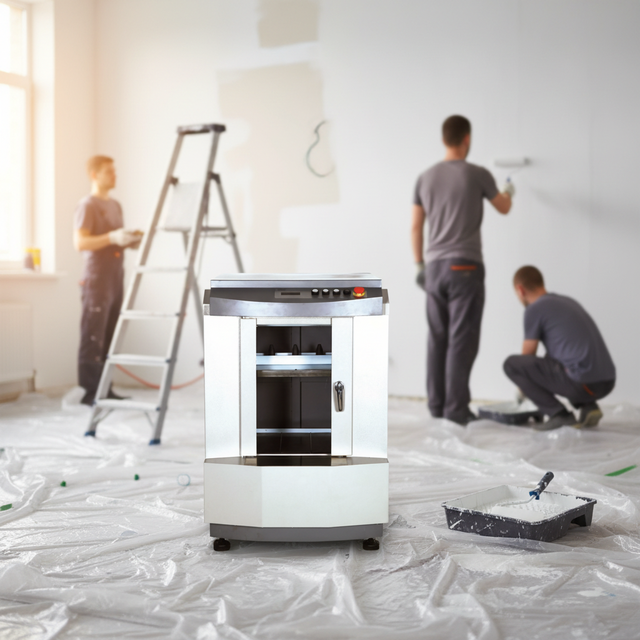 Automatic Clamping Shaker Paint Integrated Paint Colours Mixing Machine Automatic Ink Mixer