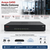 Passerelle multimédia Avaya G450, passerelle vocale IP PBX d'entreprise, commutateur téléphonique pour système de communication unifiée